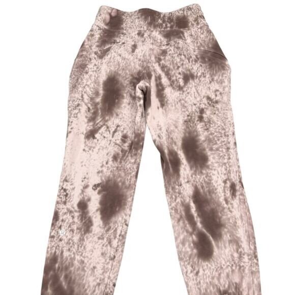 LULULEMON Warm Down Jogger Size 0 Marble Dye Silky French Press - Picture 5 of 7